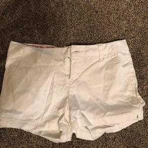 Women’s white shorts